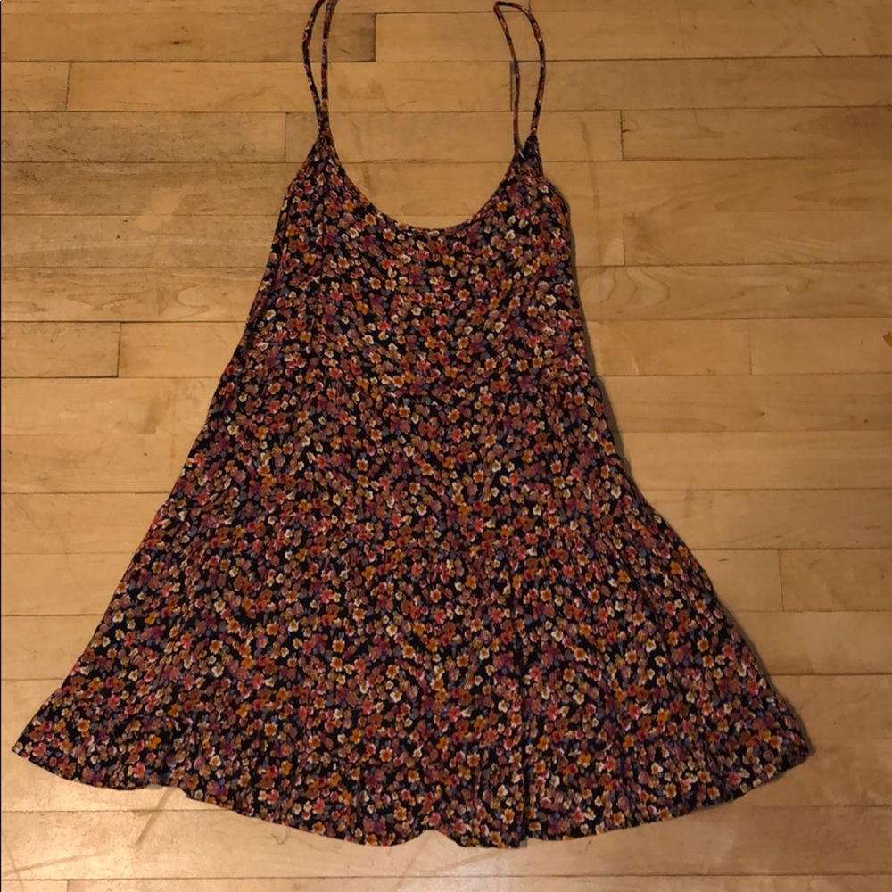 Floral backless sun dress